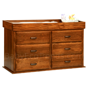 solid wood baby dresser changing table