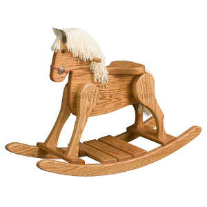 wooden horse for baby