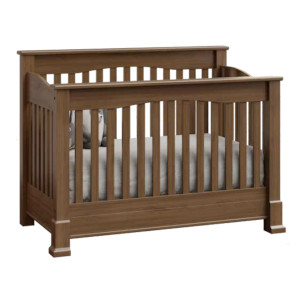 Amish 4 in 1 Convertible Baby Crib - Montana Slats